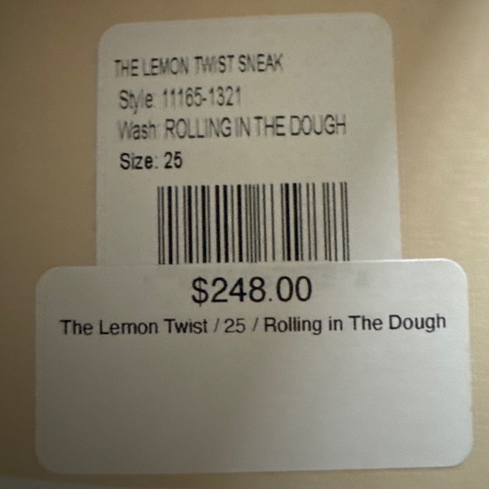 MOTHER Jeans Lemon Twist High Waist Leg Jean